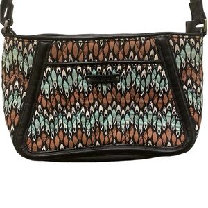 Vera Bradley crossbody bag w/vegan leather straps, Sierra‎ Stream (retired)